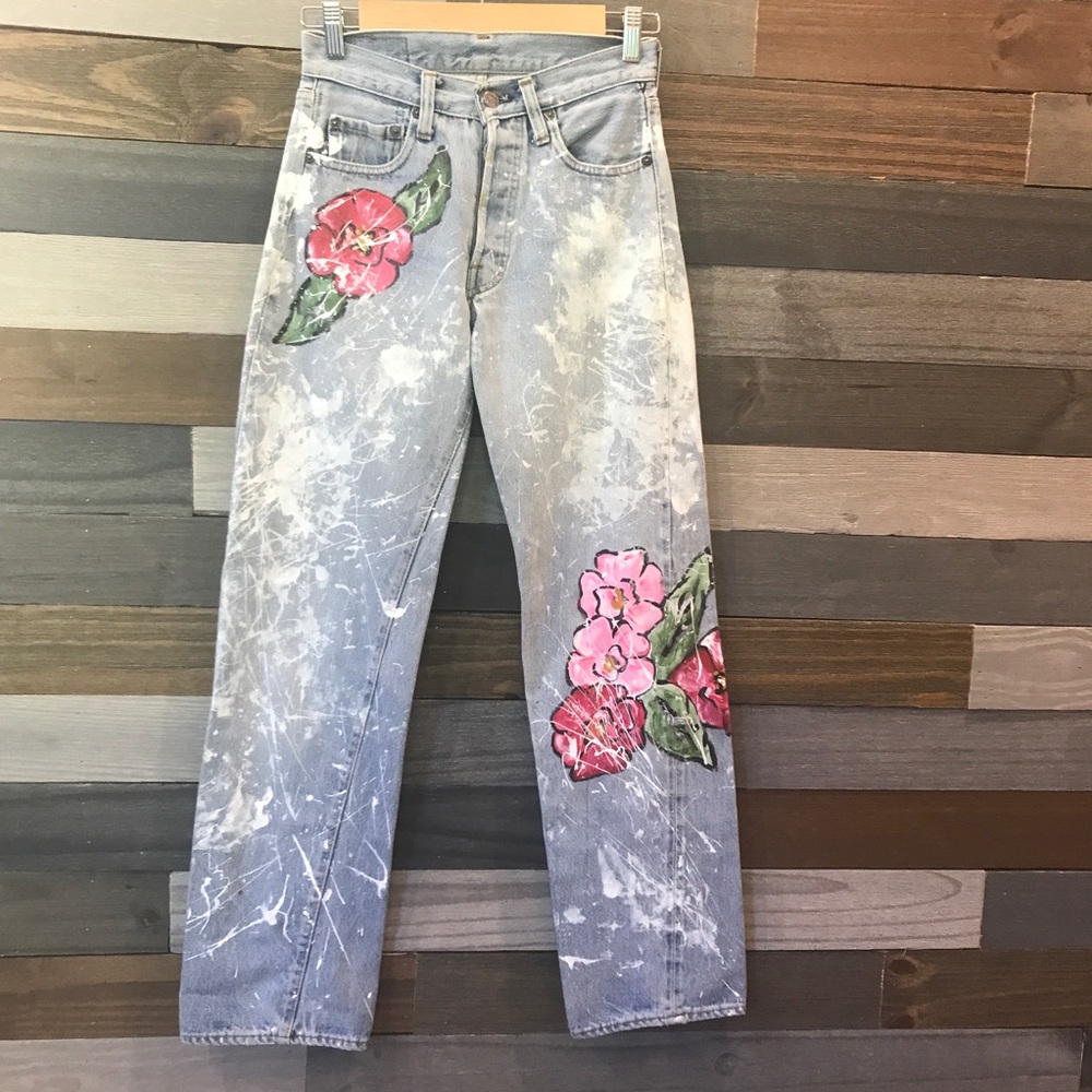 VINTAGE LEVI'S 501 Mom Jeans Custom